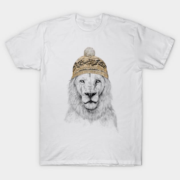 Winter lion T-Shirt by soltib